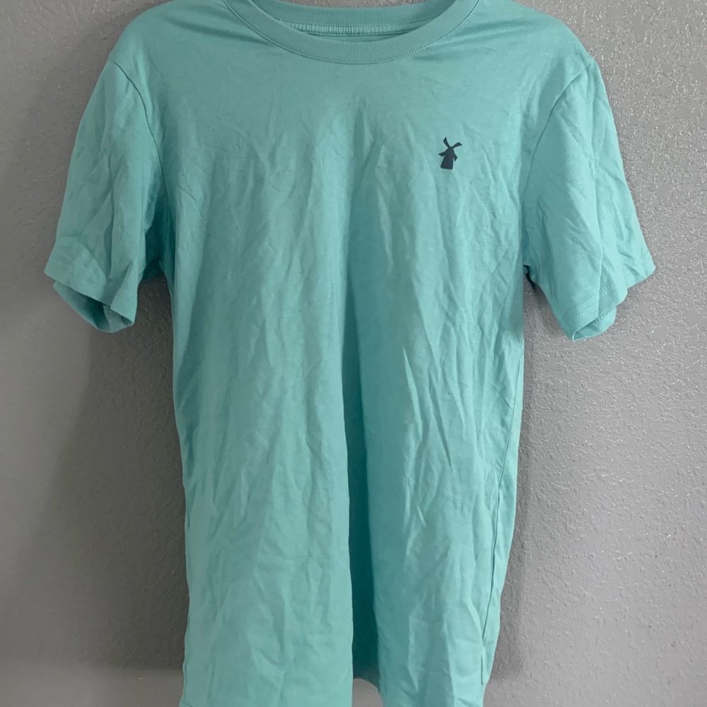 Blue and navy Dutch bros short sleeve shirt